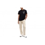 Tommy Jeans Ανδρικό Κοντομάνικο T-Shirt Μαύρο