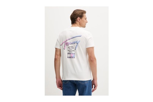 Tommy Jeans Signature Logo T-Shirt Ανδρικό (DM0DM23253 YBL)