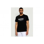 Tommy Jeans Slim Graphic Tee Ανδρικό Κοντομάνικο T-Shirt Μαύρο