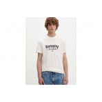Tommy Jeans Slim Graphic Tee Ανδρικό Κοντομάνικο T-Shirt Εκρού