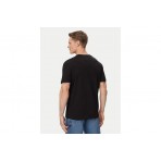 Tommy Jeans Ανδρικό Κοντομάνικο T-Shirt Μαύρο