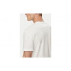 Tommy Jeans Ανδρικό Κοντομάνικο T-Shirt Εκρού