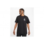 Nike Sportswear Ανδρικό Κοντομάνικο T-Shirt Μαύρο, Λευκό