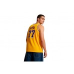 Nike Dri-FIT NBA Luka Doncic Los Angeles Lakers Icon Edition Ανδρική Μπασκετική Φανέλα Κίτρινη, Μωβ