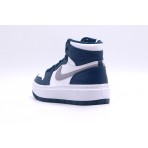 Jordan Air 1 Elevate High Sneakers Μπλε Σκούρα, Λευκά, Γκρι