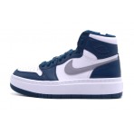 Jordan Air 1 Elevate High Sneakers Μπλε Σκούρα, Λευκά, Γκρι