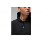 Jordan Sport Γυναικείο Cropped Φούτερ με Κουκούλα Μαύρο