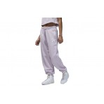 Jordan Flight Fleece Γυναικείο Παντελόνι Φόρμας Μωβ
