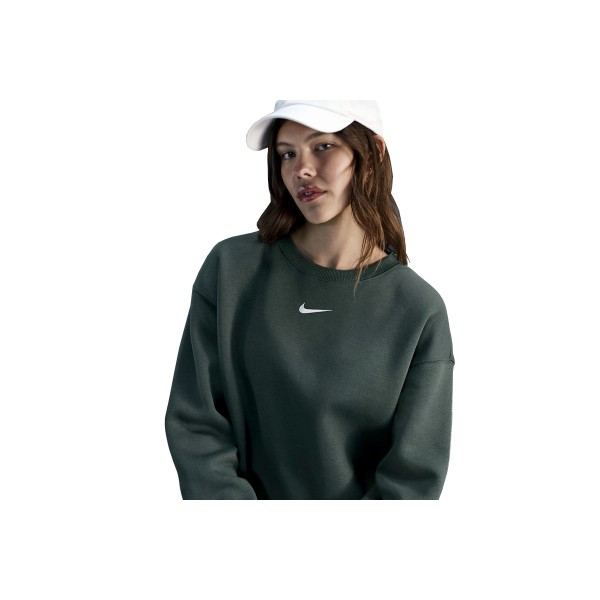 Nike Sportswear Phoenix Fleece Μπλούζα Με Λαιμόκοψη Γυναικεία (DQ5733 338)