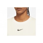 Nike Sportswear Phoenix Fleece Μπλούζα Με Λαιμόκοψη Γυναικεία (DQ5751 133)
