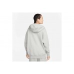 Nike Sportswear Phoenix Fleece Γυναικεία Ζακέτα με Κουκούλα Γκρι