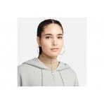 Nike Sportswear Phoenix Fleece Γυναικεία Ζακέτα με Κουκούλα Γκρι