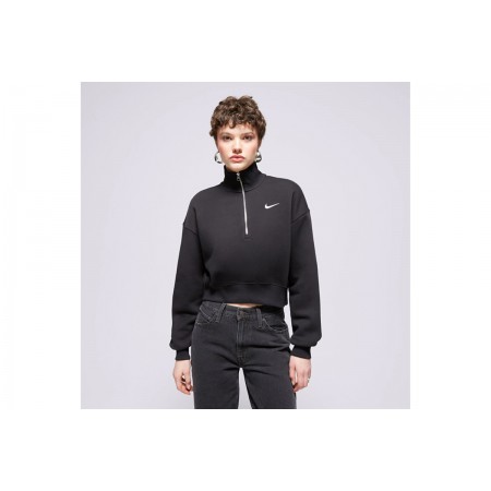 Nike Sportswear Phoenix Fleece Μακρυμάνικη Μπλούζα με Φερμουάρ