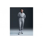 Nike Sportswear Phoenix Fleece Γυναικεία Μακρυμάνικη Cropped Μπλούζα με Φερμουάρ Γκρι