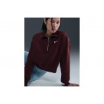 Nike Sportswear Phoenix Fleece Μακρυμάνικη Μπλούζα με Φερμουάρ