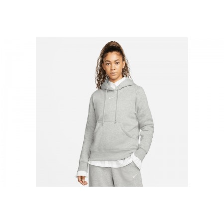 Nike Sportswear Phoenix Fleece Γυναικείο Φούτερ με Κουκούλα Γκρι