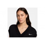 Nike Sportswear Phoenix Fleece Γυναικεία Αμάνικη Μπλούζα Μαύρη