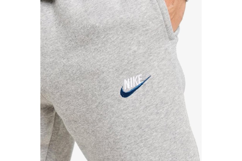 Nike Sportswear Club Fleece Ανδρικό Παντελόνι Φόρμας Γκρι
