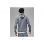 Jordan Dri-FIT Sport Ανδρικό Φούτερ με Κουκούλα Γκρι