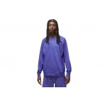 Jordan Dri-FIT Sport Fleece Ανδρική Μακρυμάνικη Μπλούζα Μωβ