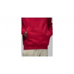 Jordan Dri-FIT Sport Fleece Ανδρική Μακρυμάνικη Μπλούζα Κόκκινη