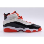 Jordan 6 Rings Παιδικά Μπασκετικά Παπούτσια Λευκά, Μαύρα, Κόκκινα