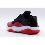 Jordan Air 11 CMFT Low Sneakers Μαύρα, Κόκκινα, Λευκά