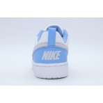 Nike Court Borough Low Recraft Sneakers Λευκά, Γαλάζια, Γκρι Ανοιχτό