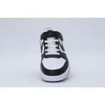 Nike Court Borough Low Recraft Παιδικά Sneakers Λευκά, Μαύρα