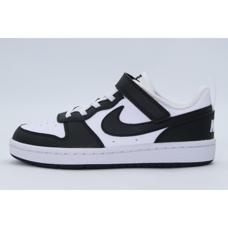 Nike Court Borough Low Recraft Παιδικά Sneakers Λευκά, Μαύρα