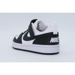 Nike Court Borough Low Recraft Παιδικά Sneakers Λευκά, Μαύρα