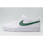 Nike Court Borough Low Recraft Παιδικά Sneakers Λευκά, Κυπαρισσί