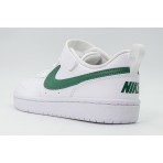 Nike Court Borough Low Recraft Παιδικά Sneakers Λευκά, Κυπαρισσί