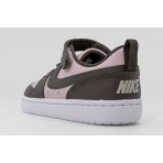 Nike Court Borough Low Recraft Παιδικά Sneakers Καφέ, Ροζ, Λευκά