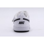 Nike Court Borough Low Recraft Βρεφικά Sneakers Λευκά, Μαύρα