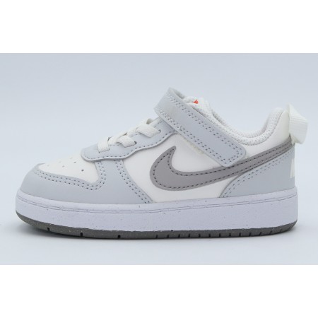 Nike Court Borough Low Recraft Βρεφικά Sneakers Γκρι Ανοιχτό, Λευκά