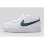 Nike Court Borough Low Recraft Βρεφικά Sneakers Λευκά, Πράσινα