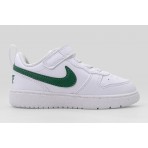 Nike Court Borough Low Recraft Βρεφικά Sneakers Λευκά, Πράσινα