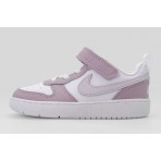 Nike Court Borough Low Recraft Βρεφικά Sneakers Λευκά, Λεβάντα