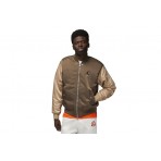 Jordan Essentials Renegade Ανδρικό Bomber Μπουφάν Καφέ, Μπεζ