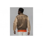 Jordan Essentials Renegade Ανδρικό Bomber Μπουφάν Καφέ, Μπεζ