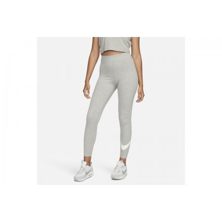 Nike Sportswear Classics Γυναικείο Μακρύ Κολάν Γκρι