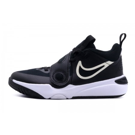 Nike Team Hustle D 11 Παιδικά Μπασκετικά Παπούτσια Μαύρα, Λευκά