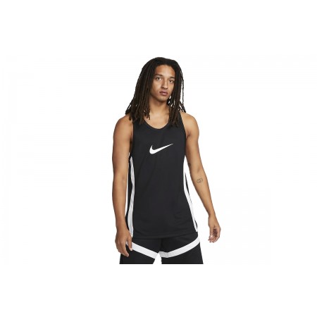 Nike Dri-FIT Icon Ανδρική Αμάνικη Μπλούζα Μαύρη
