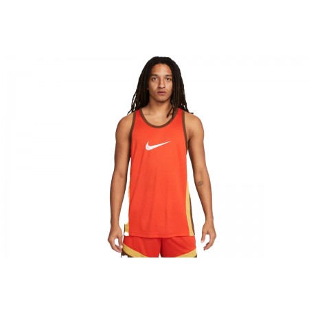 Nike Dri-FIT Icon Ανδρική Αμάνικη Μπλούζα Πορτοκαλί