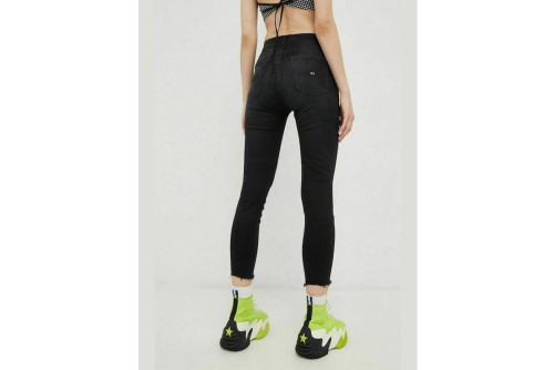 Tommy Jeans Sylvia Hr Spr Skny Ankle Παντελόνι Τζιν Γυναικείο (DW0DW13382 1BK)