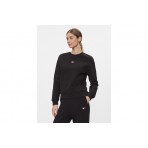 Tommy Jeans Badge Boxy Terry Γυναικεία Μακρυμάνικη Μπλούζα Μαύρη