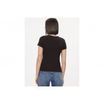 Tommy Jeans Slim Essential Rib Γυναικείο Κοντομάνικο T-Shirt