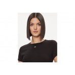 Tommy Jeans Slim Essential Rib Γυναικείο Κοντομάνικο T-Shirt