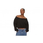 Tommy Jeans Crp Off Shoulder Crew Μπλούζα Με Λαιμόκοψη Γυναικεία 